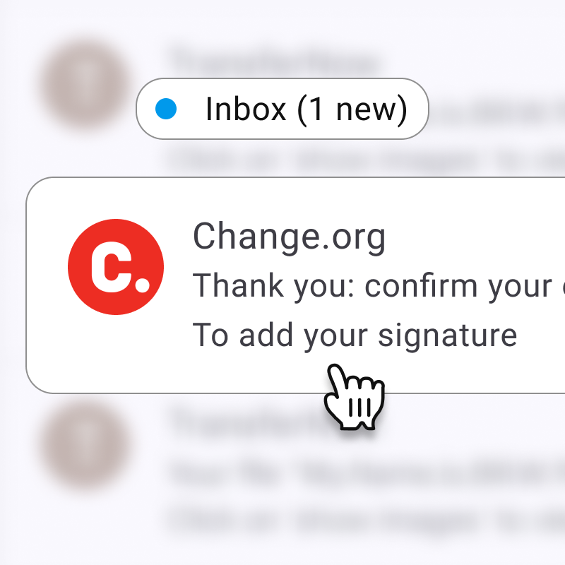 You'll receive an email to confirm your vote